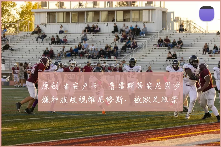 原创 吉安卢卡・普雷斯蒂安尼因涉嫌种族歧视维尼修斯,被欧足联禁赛