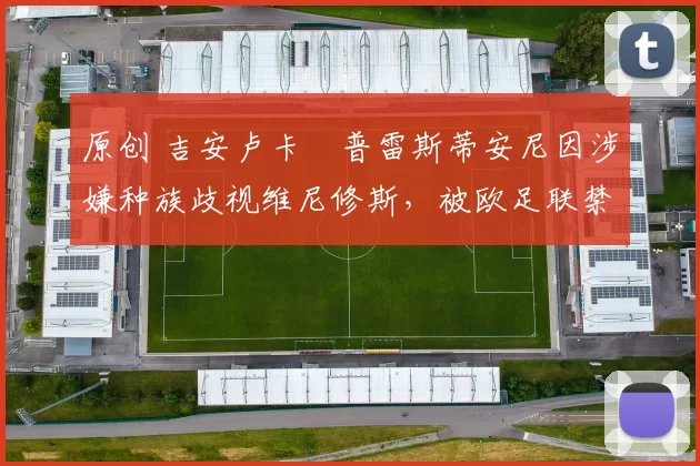 原创 吉安卢卡・普雷斯蒂安尼因涉嫌种族歧视维尼修斯，被欧足联禁赛