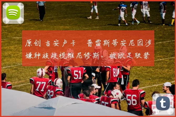 原创 吉安卢卡・普雷斯蒂安尼因涉嫌种族歧视维尼修斯，被欧足联禁赛