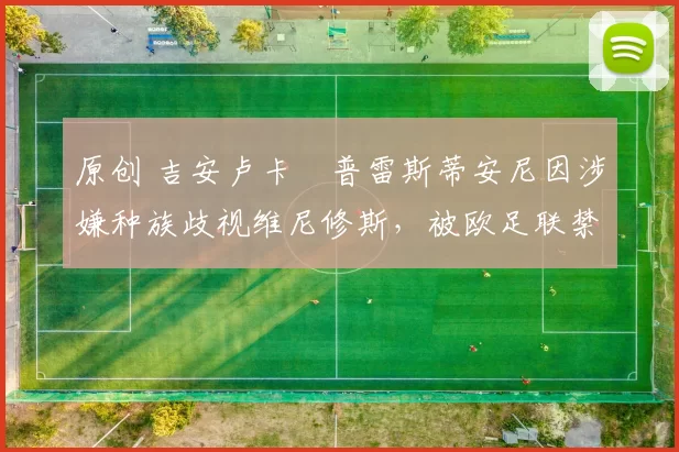 原创 吉安卢卡・普雷斯蒂安尼因涉嫌种族歧视维尼修斯,被欧足联禁赛