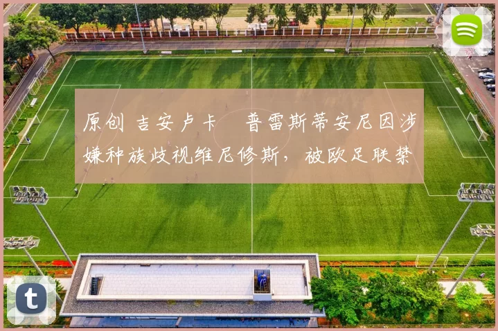 原创 吉安卢卡・普雷斯蒂安尼因涉嫌种族歧视维尼修斯，被欧足联禁赛