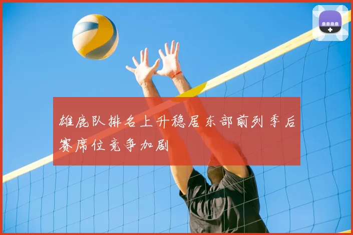 雄鹿队排名上升稳居东部前列季后赛席位竞争加剧